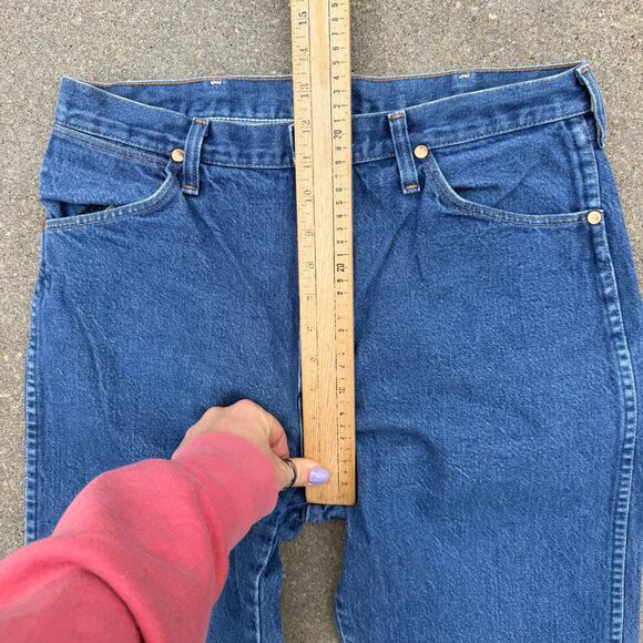 34x34 Vintage 90s Wrangler 13MWZ Original Fit Cowboy Cut Jeans Made in USA - Picture 6 of 7